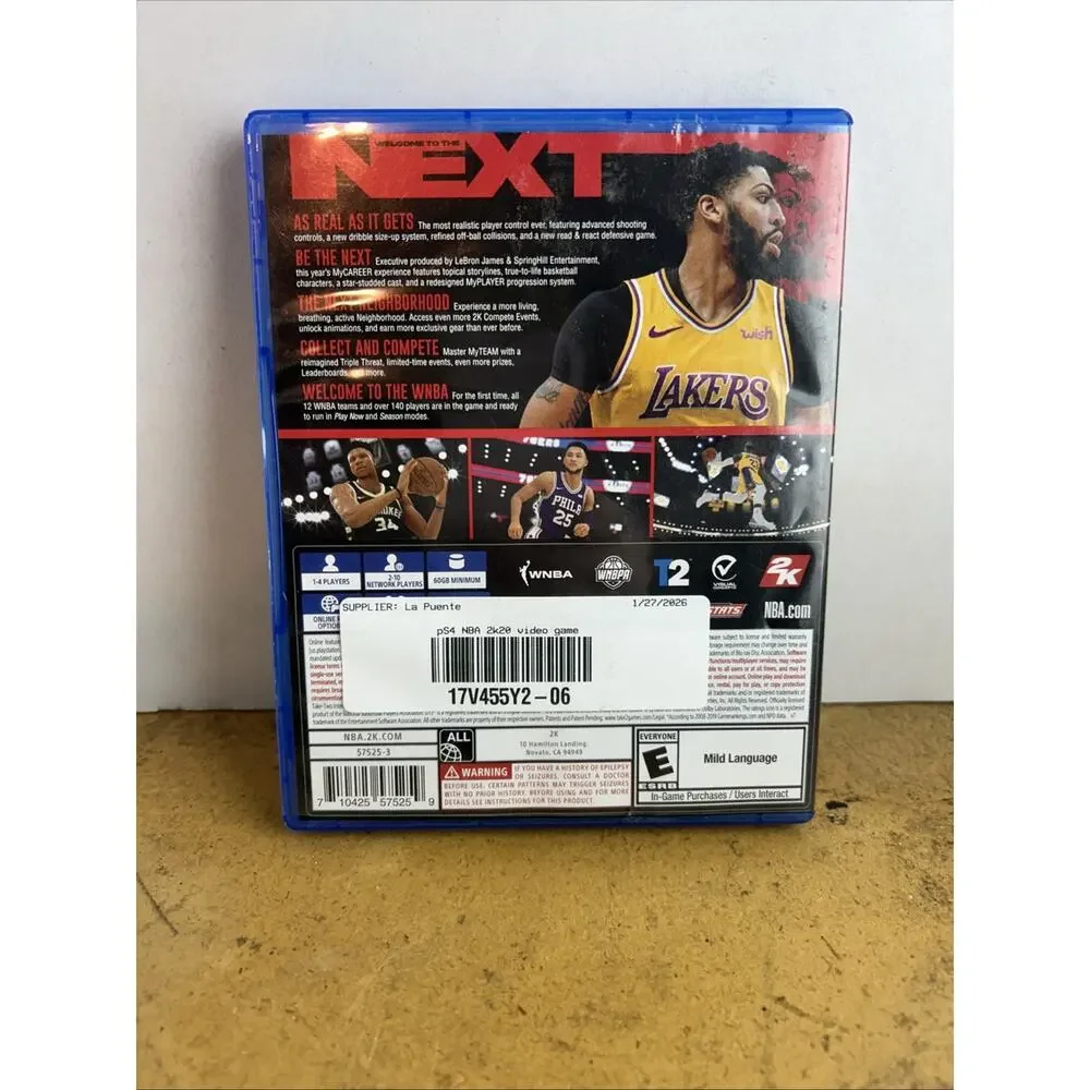 Sony nba 2k20